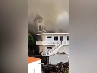 Cedió el campanario de Todoque