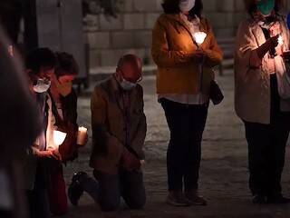 Toledo: reparación ante la catedral