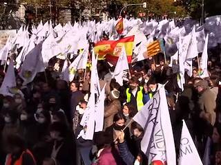 Éxito provida en las calles de Madrid