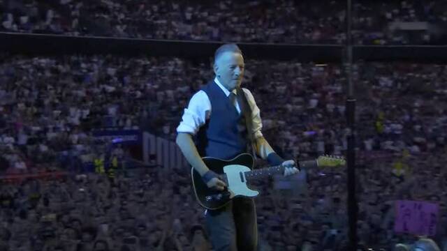 Tres conciertos en Madrid y dos en Barcelona: Bruce Springsteen ha estado en España en junio como parte de su gira europea. En la imagen, el día 12 en el Civitas Metropolitano.