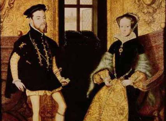 María I Tudor… ¡¡¡reina de España durante dos años y diez meses!!!
