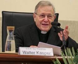 El cardenal Kasper en 2020, el año en que se editó en español su librito sobre María