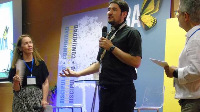 Jesús Úbeda en la presentación de Transforma 2024, el gran encuentro de evangelización que organiza Nunc Coepi
