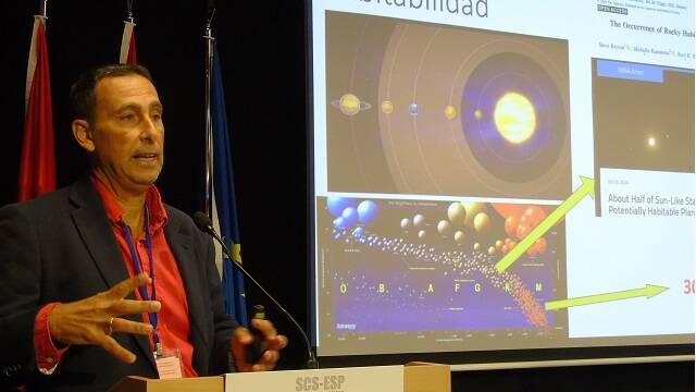 Enrique Solano, astrobiólogo y presidente de la Sociedad de Científicos Católicos, en el congreso de 2023