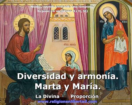 Diversidad y armonía: Marta y María