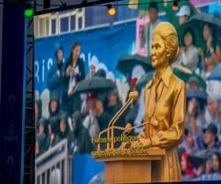 La política abortista Simone Veil, ídolo de oro en París 2024