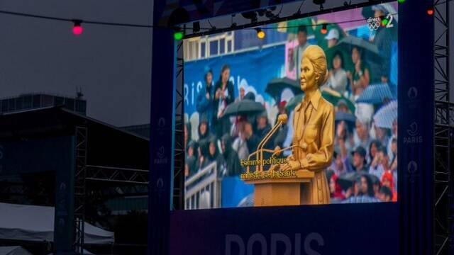 La política abortista Simone Veil, ídolo de oro en París 2024