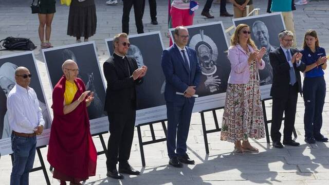 Representantes de religiones en la ceremonia interreligiosa del 4 de agosto en Paris 2024