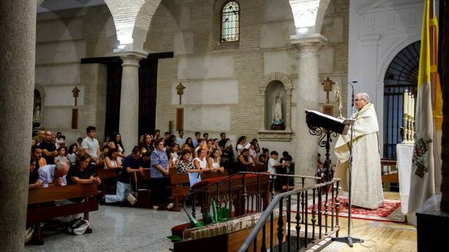 Francisco Cerro Chaves en la vigilia por Mateo.