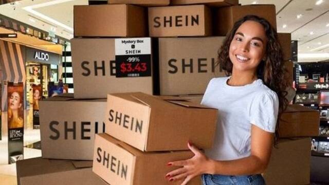 Una cliente de Shein.