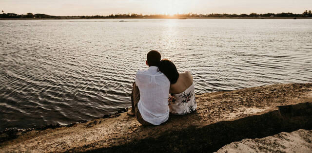 Pareja novios