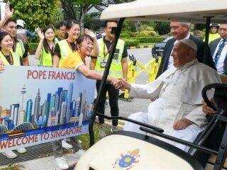 El Papa ya está en Singapur