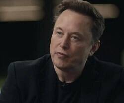 Elon Musk durante su entrevista con Jordan Peterson en verano de 2024