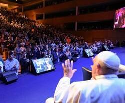 Papa Francisco en la Universidad Católica de Lovaina