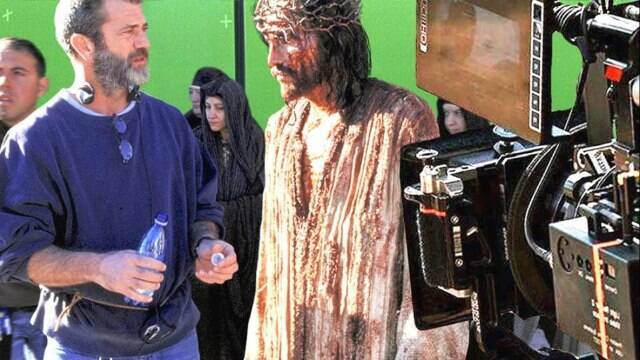 Mel Gibson y Jim Caviezel. 