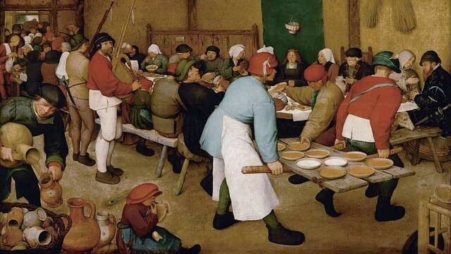 Pieter Brueghel el Viejo, 'La boda campesina'.