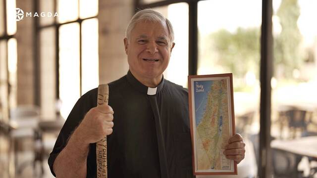 El padre Juan Solana, director de Magdala y guía de la peregrinación virtual a Tierra Santa, una experiencia espiritual que congrega cada año a decenas de miles de personas. Foto: Magdala Center.