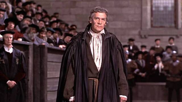 Paul Scofield fue Tomás Moro en 'Un hombre para la eternidad [A man for all seasons]' (1966) de Fred Zinnemann.