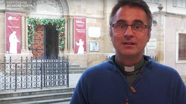 Etienne Kern, rector del santuario del Sagrado Corazón en Paray-le-Monial