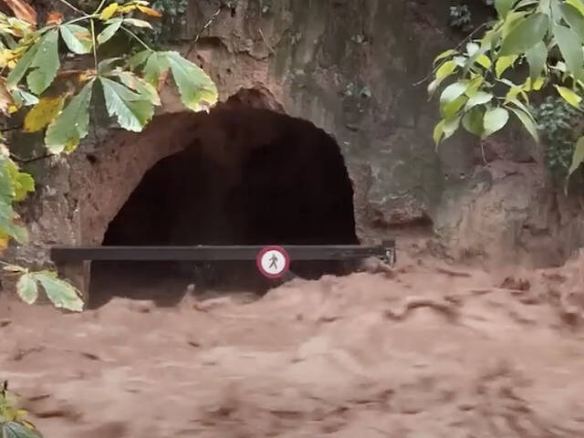 Monasterio de Piedra: arrasado por el agua