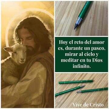 Hoy el reto del amor es, durante un paseo, mirar al cielo 