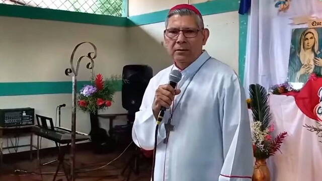 El obispo de Jinotega, Carlos Herrera, preside la conferencia episcopal de Nicaragua.