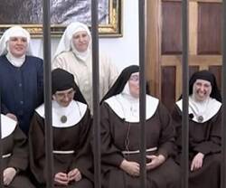 El locutorio enrejado de las monjas de Belorado antes de ser excomulgadas - foto de ABC