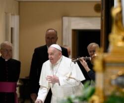 El Papa Francisco en la audienncia general. 