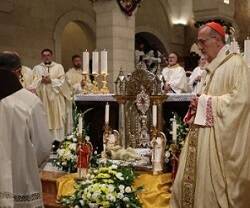 Misa del Gallo en Belén con el Patriarca Pizzaballa