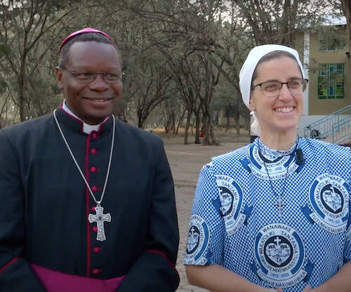 Almudena en Tanzania