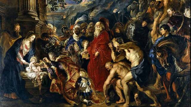 'La adoración de los Reyes Magos' de Rubens.