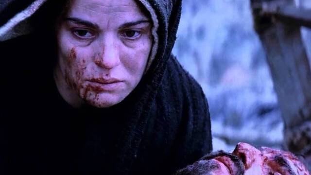 Maia Morgenstern, la Virgen en 'La Pasión de Cristo' (2004) de Mel Gibson.