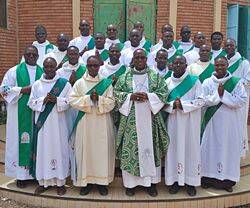 Seminaristas de Burkina Faso.