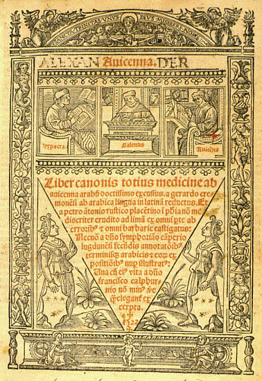 Canon de Madicina de Avicena