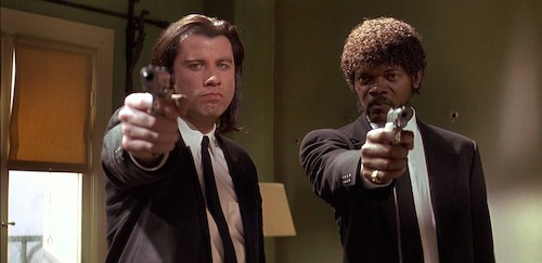 John Travolta y Samuel L. Jackson en 'Pulp Fiction'.